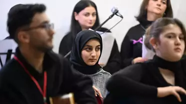 Cumayeri'nde Müzikseverler Korosunu Kurdu