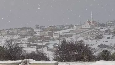 Beypazarı'nda Kar Yağışı Etkili