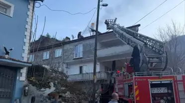 Bilecik'te Ev Yangını Söndürüldü