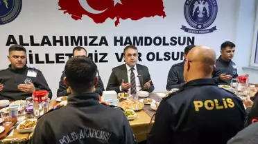 Vali Sözer, Polis Adaylarıyla İftarda Buluştu