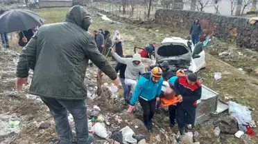 Bingöl'de Otomobil Devrildi, 7 Yaralı
