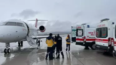 Bingöl'de Bebek Uçakla Ankara'ya Sevk Edildi