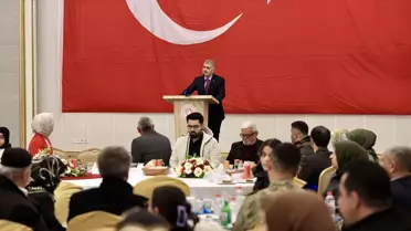 Bingöl'de şehit aileleri ve gaziler için iftar programı düzenlendi