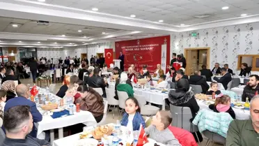 Bitlis'te şehit yakınları ve gaziler 'Büyük Aile Sofrası'nda buluştu