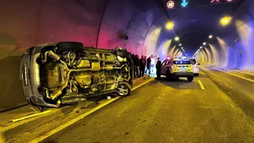 Bitlis'te Tünel Kazası: 2 Yaralı