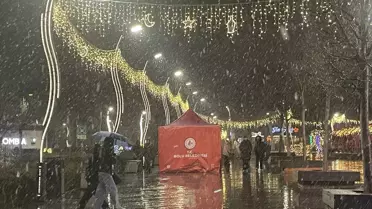 Bolu'da Kar Yağışı Etkili