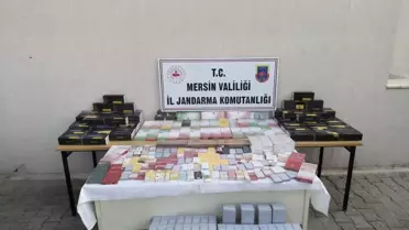 Mersin'de 15 Bin Kaçak Makaron Ele Geçirildi