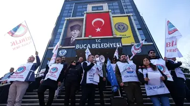 Buca'da Memurlardan Protesto