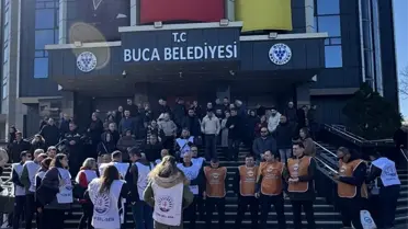 Buca Belediyesinde İş Bırakma Eylemi