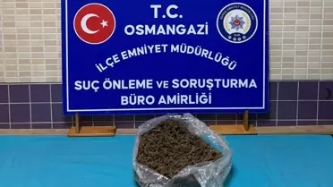 Bursa'da Uyuşturucu Operasyonu: 1.28 Kg Esrar Ele Geçirildi