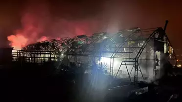 İnegöl'de Çiftlik Yangını: Çok Sayıda Hayvan Telef Oldu