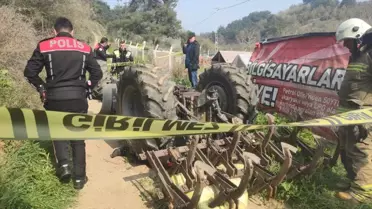 Gemlik'te Traktör Devrildi: 1 Ölü