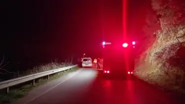 Mudanya'da Toprak Kayması: Yol Kapandı