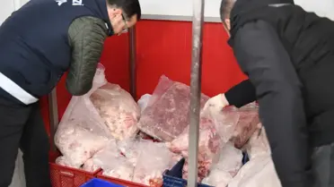 Ruhsatsız İşletmede 700 Kg Sucuk İmha Edildi