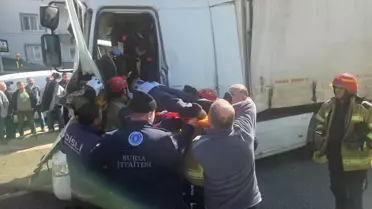 Bursa'da Tır Kazası: 5 Yaralı