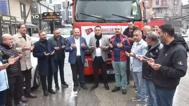 Gazze'ye Yardım Tırı Gönderildi