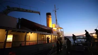 Nusret Mayın Gemisi 111 yıl sonra aynı rotada seyre çıktı