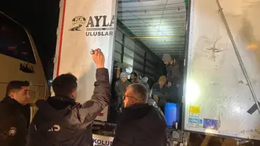 Çankırı'da 75 Düzensiz Göçmen Yakalandı