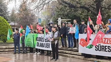 Çankırı'da ABD ve İsrail'e Protesto
