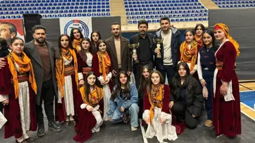 Çatak Halk Oyunları Ekibi İl Birincisi Oldu