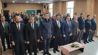 Çelikhan'da İstiklal Marşı Programı