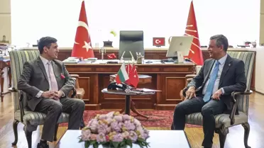 Özgür Özel, Bulgar Büyükelçi Cholakov'u kabul etti