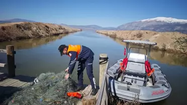 Çivril'de Kaçak Avlanmaya Denetim