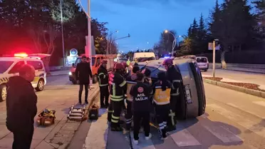 Çorum'da Trafik Kazası: 2 Yaralı