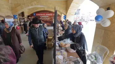 Çorum'da Kadın Emeği Satış Stantları Açıldı