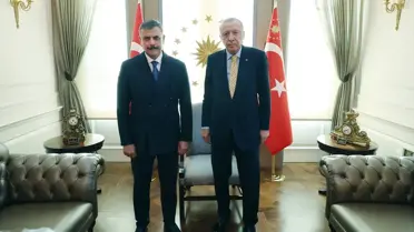 Cumhurbaşkanı Erdoğan, Adalet Bakanı Gürlek ve İçişleri Bakanı Çiftçi'yi kabul etti
