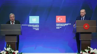 Cumhurbaşkanı Erdoğan, BM Genel Sekreteri Guterres'e 'Atatürk Uluslararası Barış Ödülü' takdiminde konuştu Açıklaması