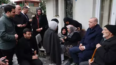 Erdoğan Bayramda Komşularıyla Bir Araya Geldi