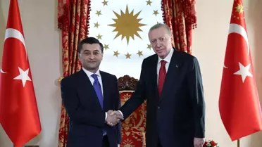 Cumhurbaşkanı Erdoğan, Türk Devletleri Teşkilatı Üyesi Dışişleri Bakanlarını Kabul Etti