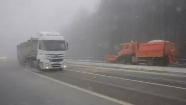 Bolu Dağı'nda Kar Yağışı