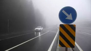 Bolu Dağı'nda Sis Nedeniyle Görüş Mesafesi Düştü