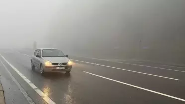 Bolu Dağı'nda Sağanak ve Sis