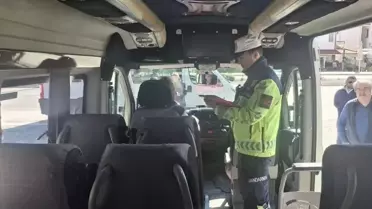 Datça’da Okul Servislerine Denetim