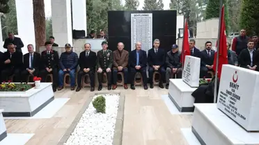 Denizli'de arife günü şehitlik ve mezarlıklar ziyaret edildi