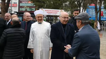 Vali Köşger Bayramda Vatandaşlarla Buluştu