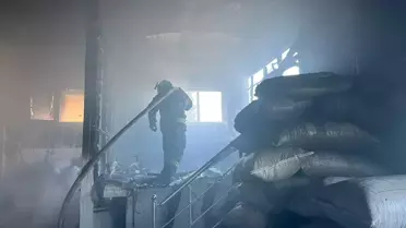 Serinhisar'da Yangın Söndürüldü