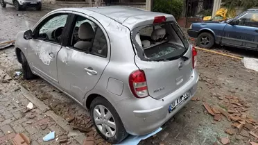 Denizli'de Kuvvetli Rüzgar Etkili Oldu