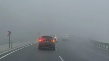 Denizli'de Sis Trafiği Olumsuz Etkiledi