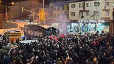 Erzurumspor FK Coşkuyla Karşılandı