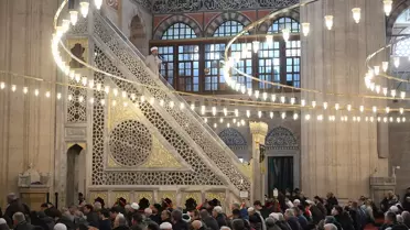 Diyanet İşleri Başkanı Arpaguş, Selimiye Camisi'nde hutbe irat etti
