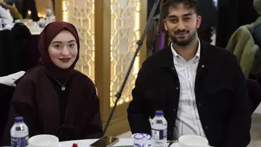 Diyarbakır'da Aile ve Gençlik Fonu'ndan yararlanan çiftler iftarda buluştu