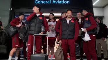 Dünya Kupası biletini alan A Milli Futbol Takımı, İstanbul'a geldi 