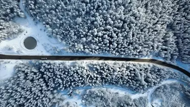 Kar Yağışı Yüksek Kesimleri Beyaz Örtüyle Kapladı