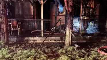 Düzce'de Ev Yangını Söndürüldü