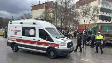 Edirne'de Motosiklet-Kamyon Çarpışması