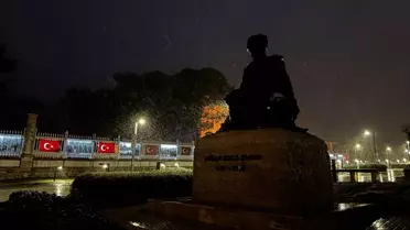Edirne'de Kar Yağışı Başladı